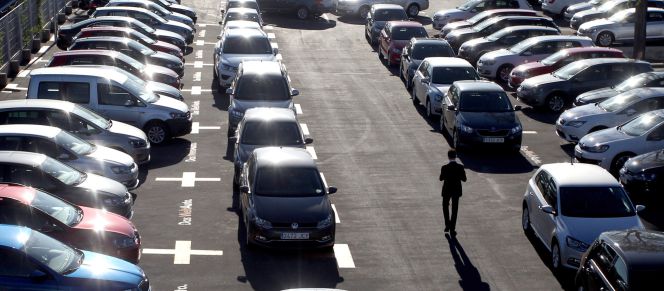 Un concesionario de Volkswagen en Madrid. ©Jaime Villanueva