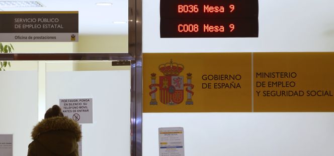 Imagen de una oficina pública de empleo.