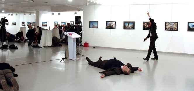 Asesinato del embajador ruso en Turquía, Andrei Karlov, el lunes en Ankara.