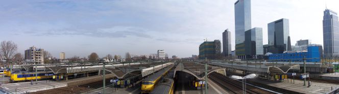 Estación central en Róterdam.