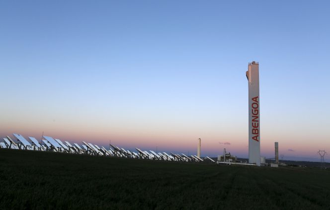 Planta solar de Abengoa.