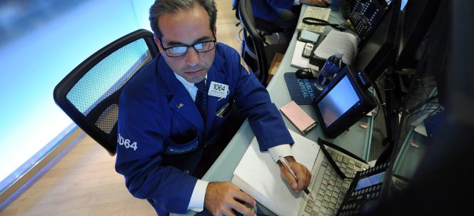 Un operador bursátil en Wall Street (Nueva York).