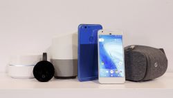 Produtos de Google con el asistente digital Google Assistant.