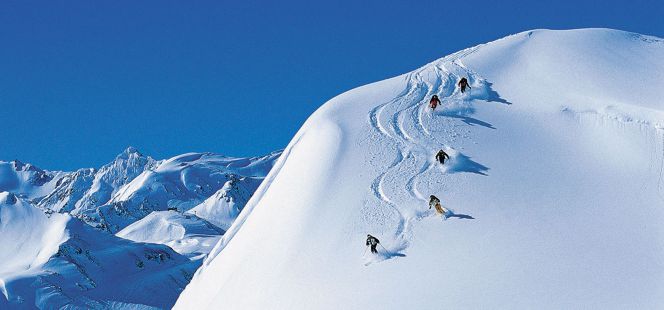 Esquí en Arlberg, en los Alpes austriacos.