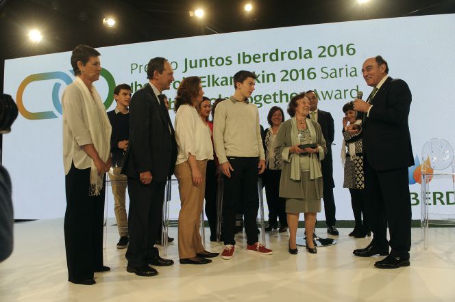 Ignacio Galán, presidente de Iberdrola, en el acto de entrega del Premio Juntos 2016.