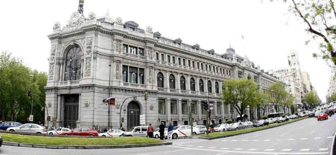 Vista de la fachada del Banco de España. EFEArchivo