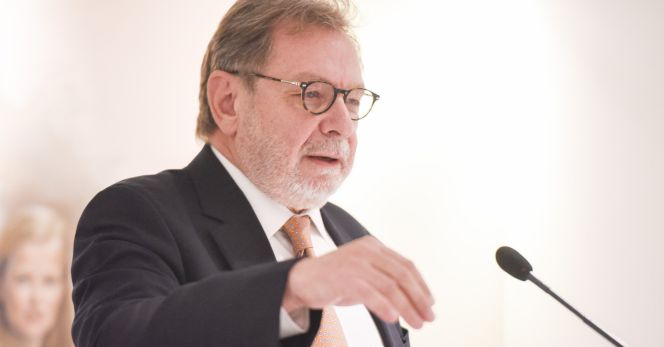 Imagen reciente dle presidente de Prisa, Juan Luis Cebriánrn