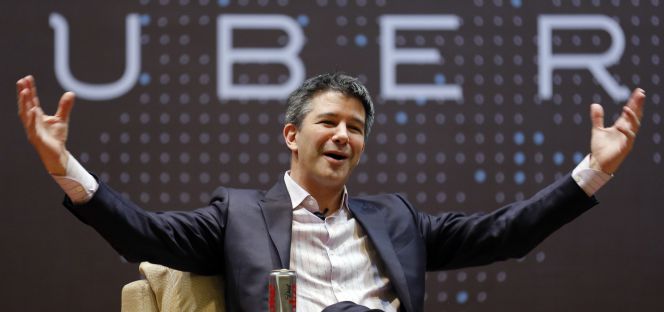 Travis Kalanick,CEO de Uber, hace un año en Bombay (India).