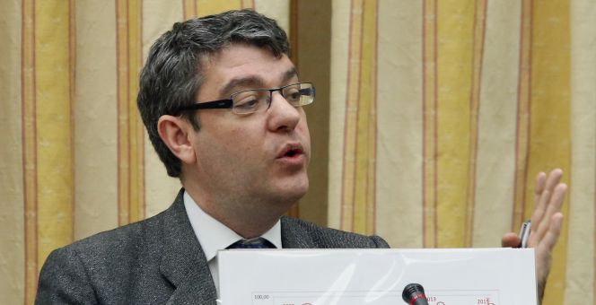 Álvaro Nadal en su comparecencia en el Congreso.