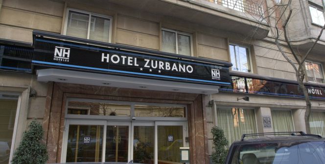 Fachada de uno de los hoteles que la cadena NH tiene en Madrid.