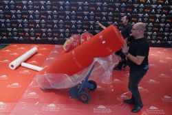 Preparativos de la gala de la 31 edición de los Premios Goya