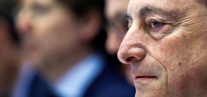 Mario Draghi, presidente del BCE.