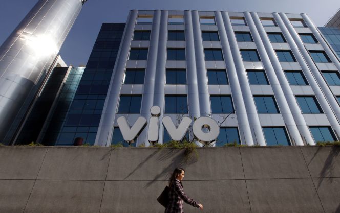 Logotipo de Vivo, marca comercial de Telefónica Brasil.