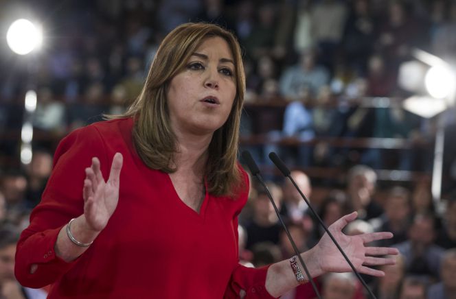 La secretaria general del PSOE andaluz y presidenta de la Junta de Andalucía, Susana Díaz.