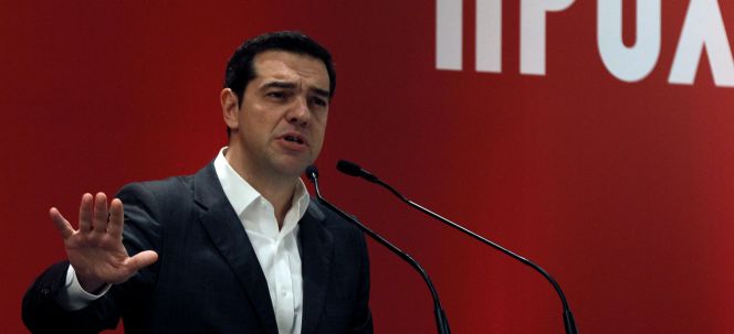 Pimer ministro griego, Alexis Tsipras