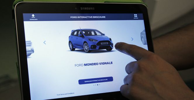 Catálogo interactivo de Ford.