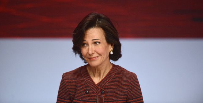 La presidenta del Satander, Ana Botín