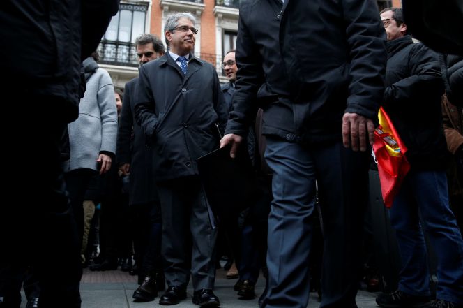 Francesc Homs, a su llegada al Tribunal Supremo.