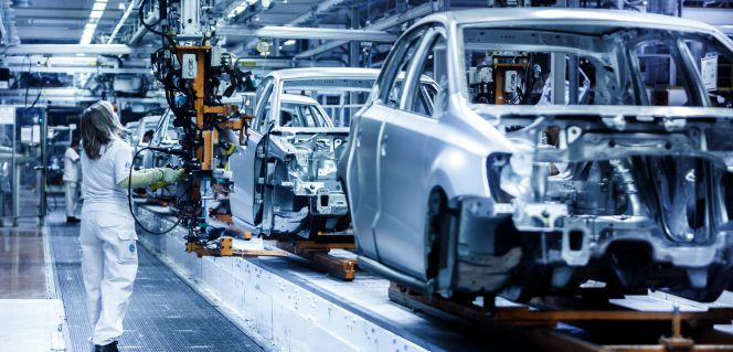 La fábrica de Landaben (Navarra) de Volkswagen