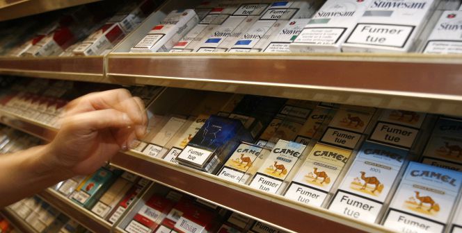Imagen de un establecimiento de distribución de tabaco.