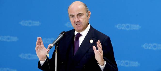 El ministro de Economía, Luis de Guindos