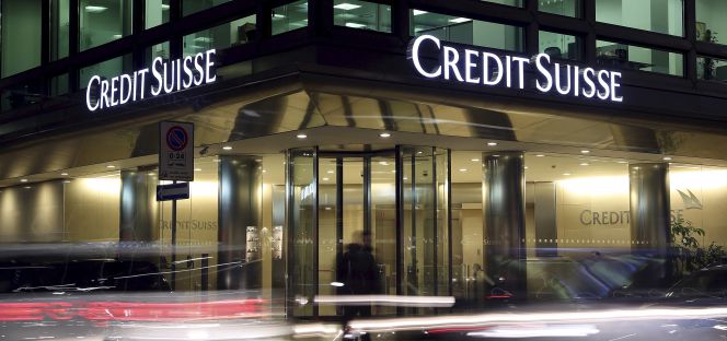Oficinas de Credit Suisse en Milán.