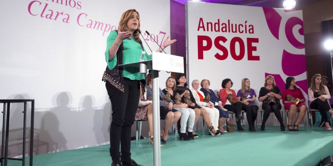 La presidenta de la Junta y secretaria general del PSOE andaluz, Susana Díaz.