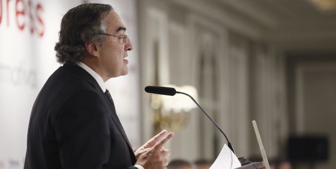 El presidente de la CEOE, Juan Rosell.