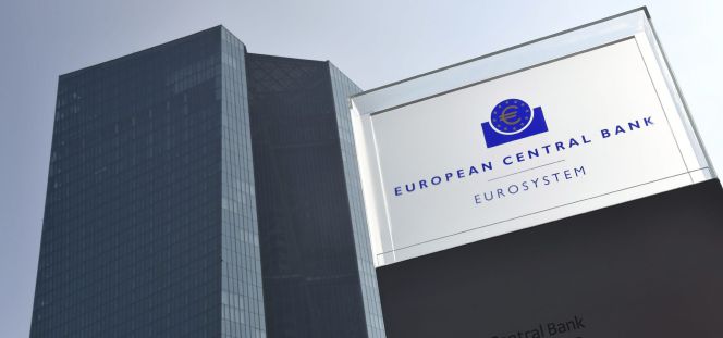 Banco Central Europeo (BCE) en su sede de Fráncfort, Alemania,.