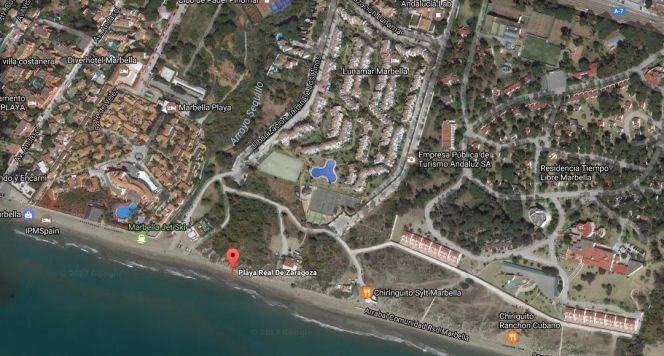 Zona en la que estará ubicado el nuevo W de Marriott en Marbella.