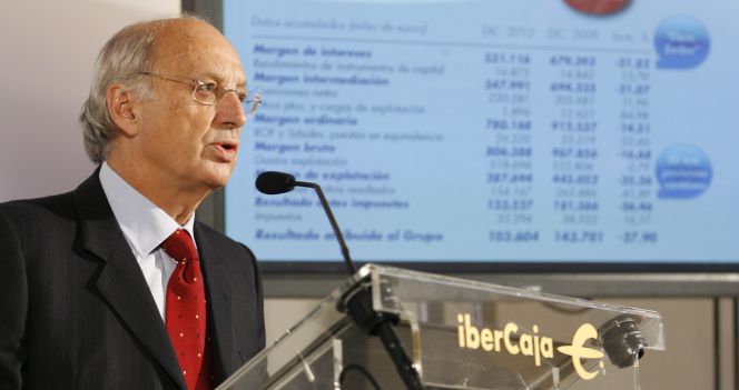 José Luis Aguirre, presidente de Ibercaja.