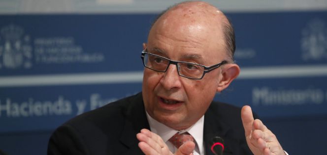 El ministro de Hacienda y Función Pública, Cristóbal Montoro.