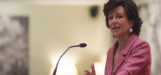La presidenta del Banco Santander, Ana Botín, imparte la conferencia "Banco Santander al cumplir 160 años"