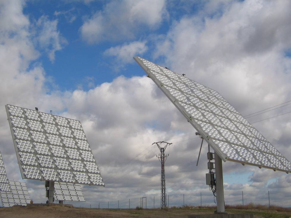 Planta solar fotovoltaica.