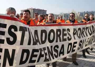 Los estibadores amenazan con ocho paros en mayo y junio Los estibadores amenazan con ocho paros en mayo y junio