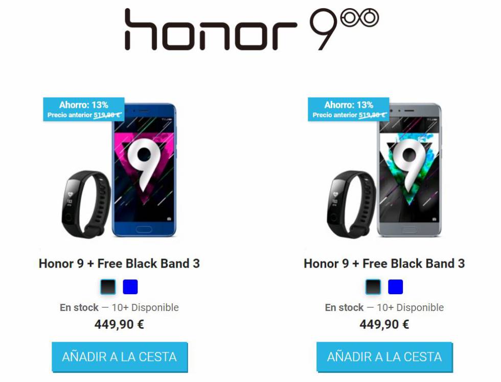 Honor 9 precios
