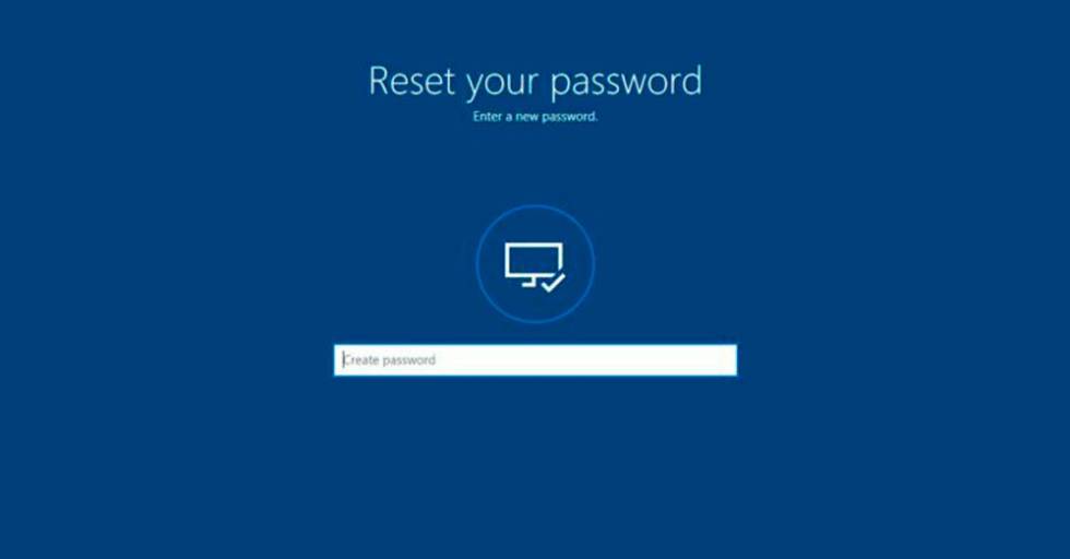 Windows 10 password