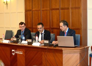 El presidente del Notariado, José Ángel Martínez Sanchiz, en la inauguración del seminario 'Protección del consumidor en la contratación hipotecaria'.