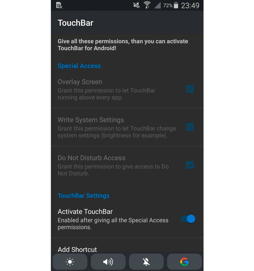 Touchbar