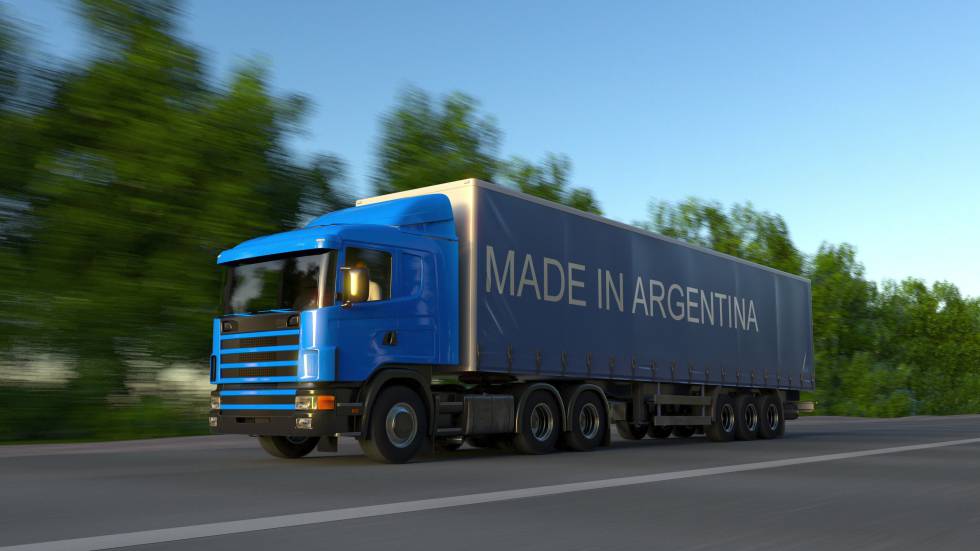 Camión de carga en Argentina
