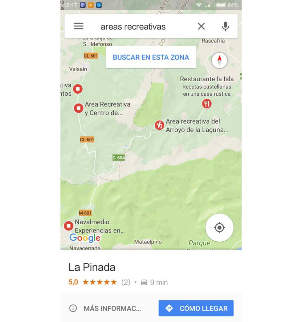 Área recreativa