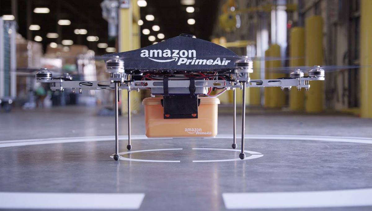 Así es el contenedor donde Amazon quiere entregar desde sus drones tus pedidos en casa