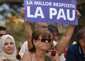 Las imágenes de la marcha en Barcelona contra el yihadismo Las imágenes de la marcha en Barcelona contra el yihadismo