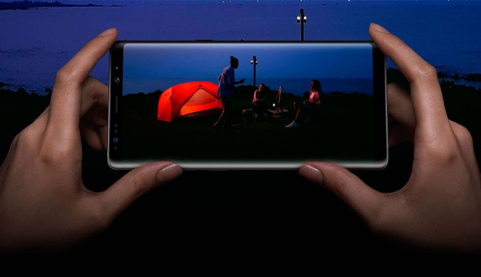 Samsung Galaxy Note 8 pantalla