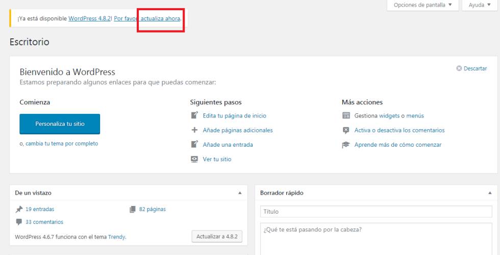 ¿Usas Wordpress en tu web? El Incibe avisa: actualiza a la última versión