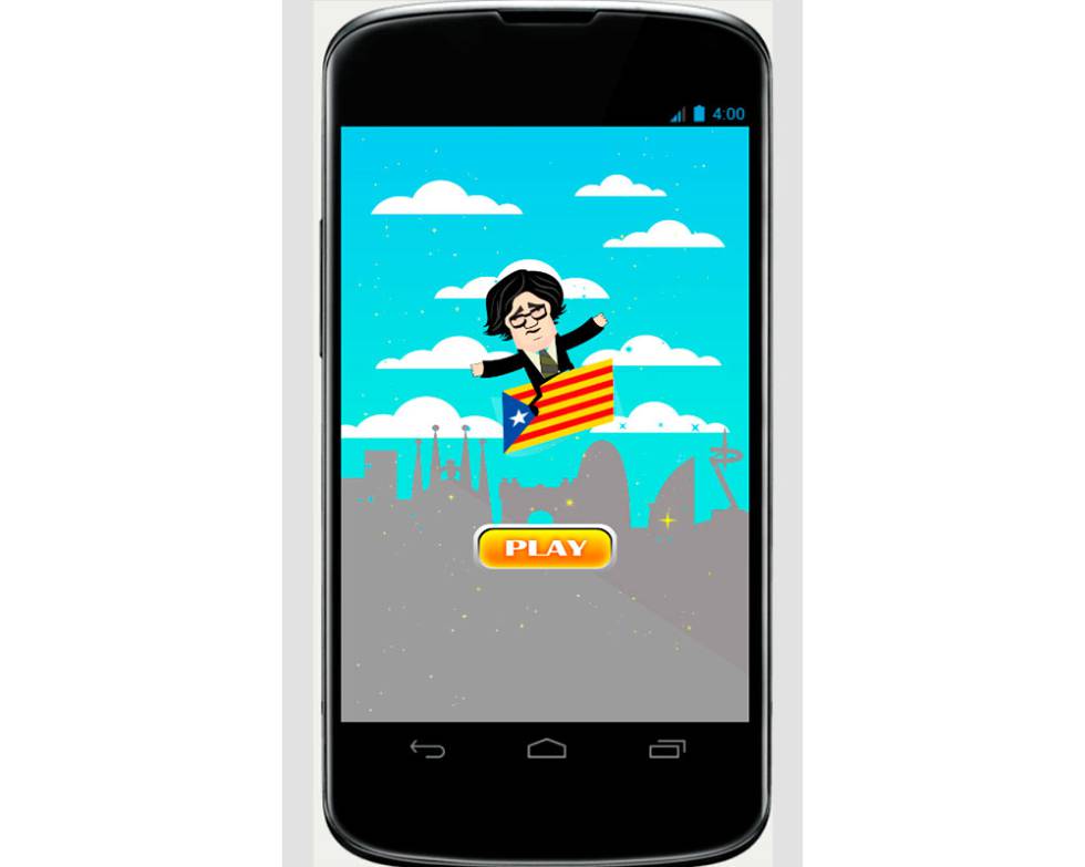 Flappy Puigdemont app