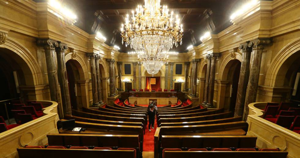 El Parlamento catalán.