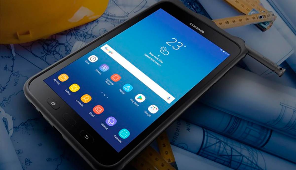 Nueva Samsung Galaxy Tab Active 2, ultrarresistente, con S-Pen y el asistente Bixby