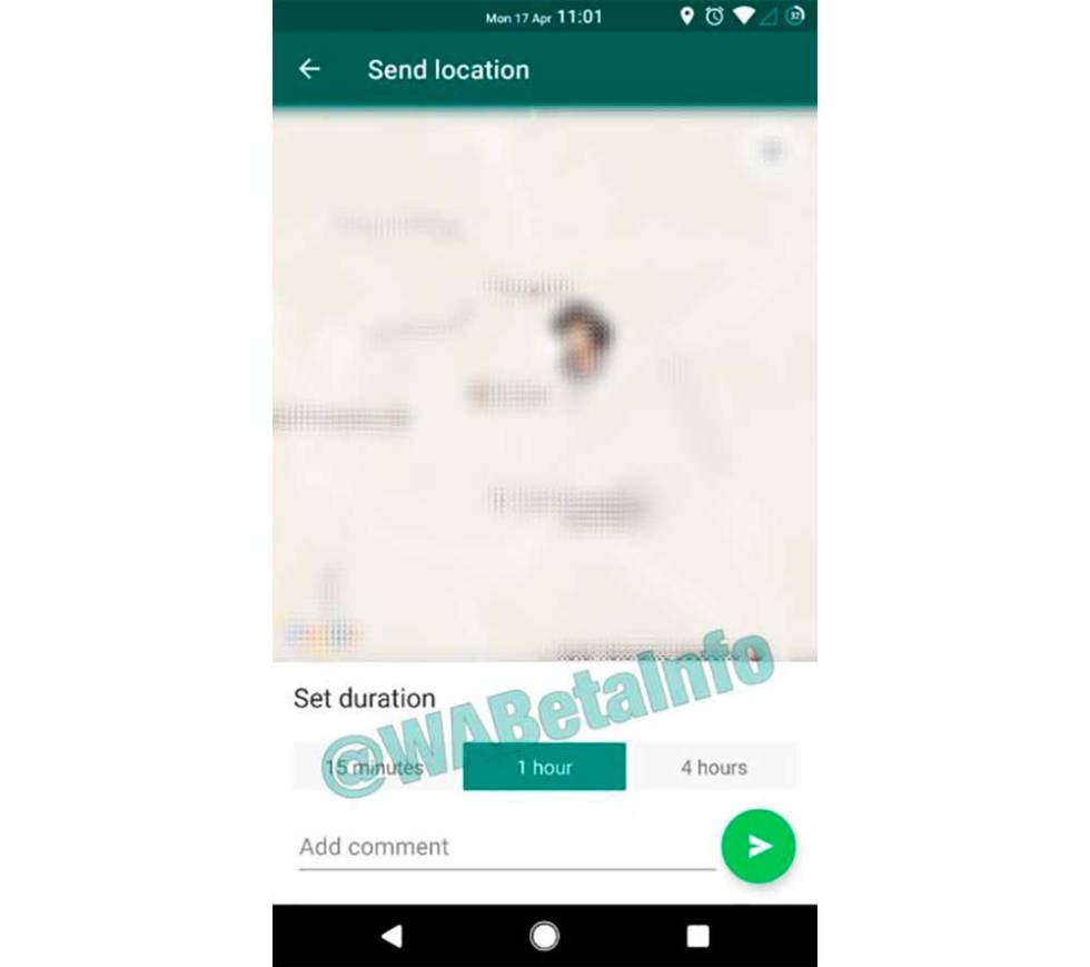 Podremos elegir por cuanto tiempo se comparte la ubicación de WhatsApp
