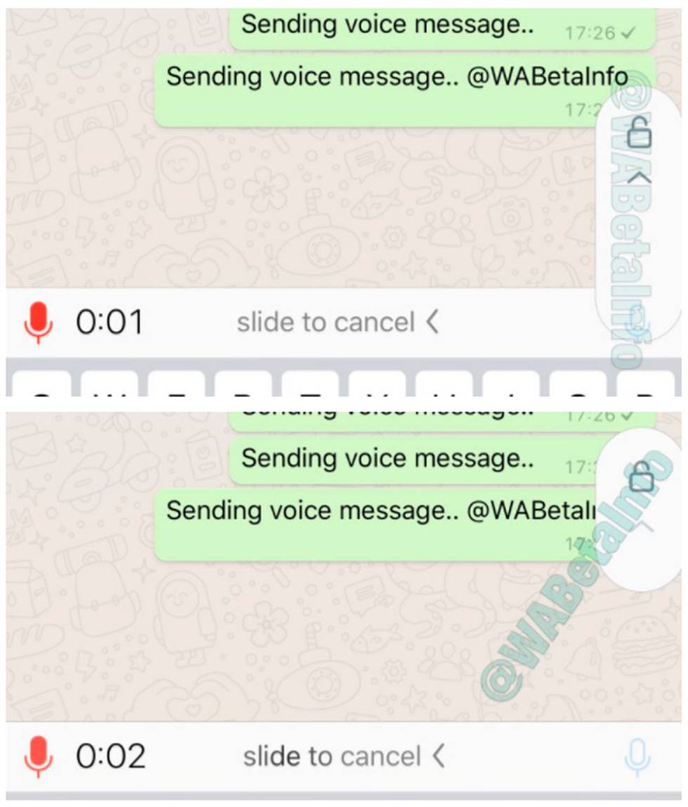 Notas voz WhatsApp